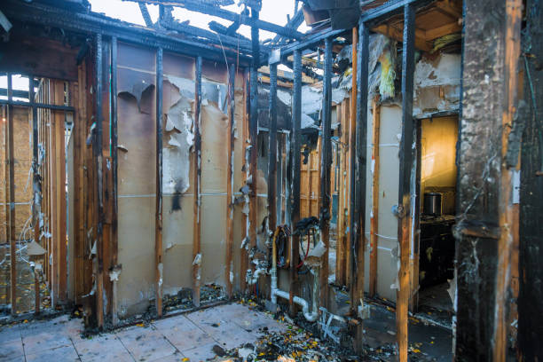 Professional Fire Damage Repair technician working in Glenville, CT